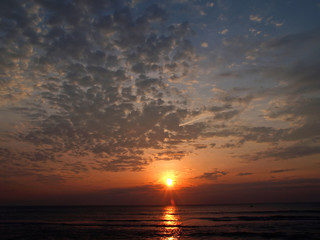 the sunrise at virginia beach