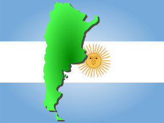 map of argentina