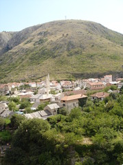 Fototapeta na wymiar vue sur Mostar