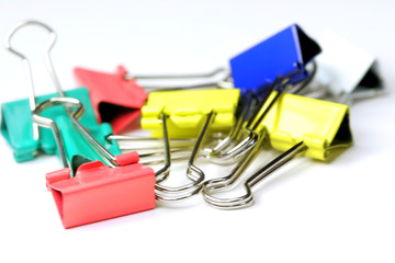 colorful paper clips