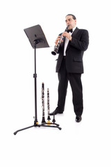 Naklejka premium man playing