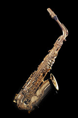 saxophone isolated