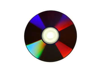 isolated cd with clipping path