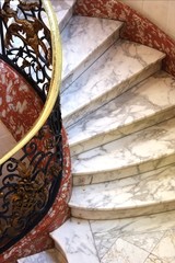 marble stairs