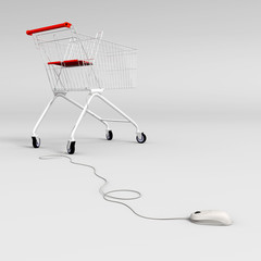 mouse controlled shopping cart