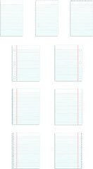 ruled paper blank templates