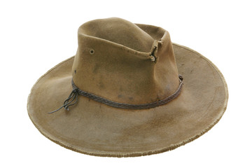 battered old cowboy hat