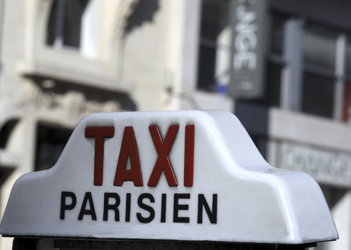 a parisian taxi