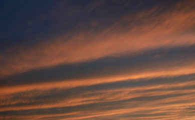 Obraz premium the sky in clouds on a decline