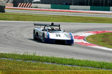 Foto op Aluminium racing car at the track © Mayonaise