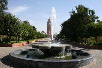 fontaine de  la koutoubia © Roques Jean Chris