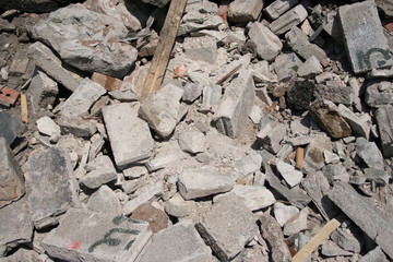 pile of rubble