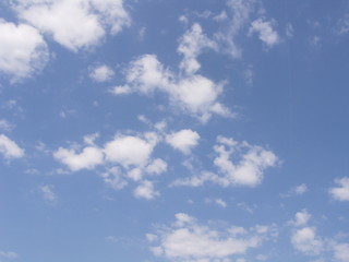 blue sky with clouds