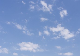 blue sky with clouds
