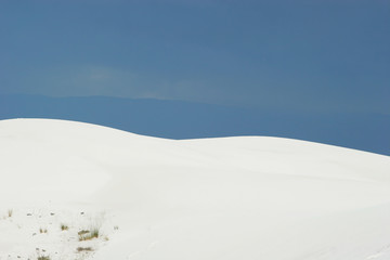 white sand dunes