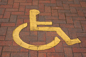 disabled parking sign