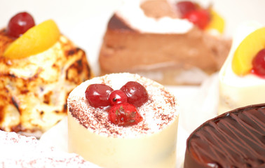 various sweets with shallow depth of field