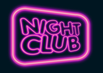 night club neon sign