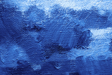 blue oil painting background - Powered by Adobe