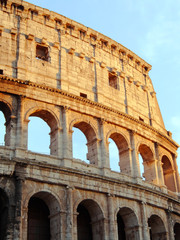 Fototapeta premium colosseum at sunset