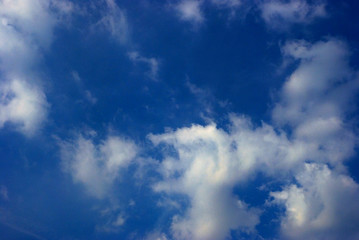 nuages,blanc, ciel bleu,perspective,