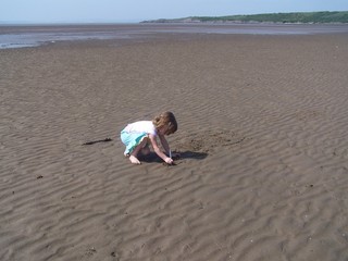 writing in the sand