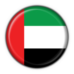 Naklejka premium bottone bandiera united arab emirates button flag