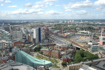 Fototapeta na wymiar miasta Manchester i Salford
