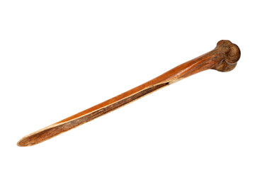 knife from cassowary bone, papua new guinea