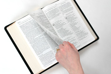 paging through the bible