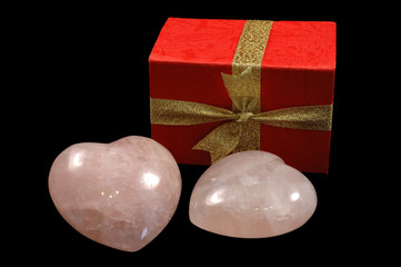 stoned hearts and gift box