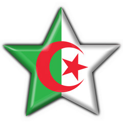bottone stella algerina - algeria star button flag