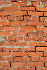 Obraz premium old red brick wall.