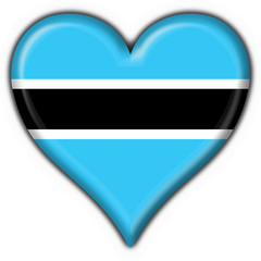 bottone cuore botswana button heart flag