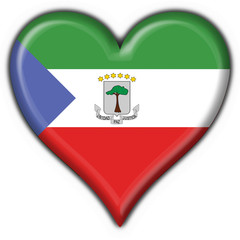 bottone cuore equatorial guinea button heart flag