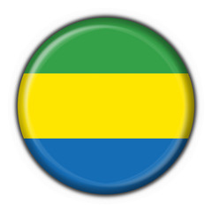 bottone bandiera gabon button flag