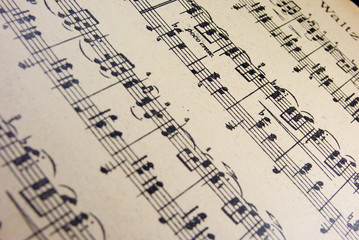 old piano sheet music