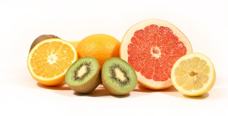 Fototapeta na wymiar fruit on a white background