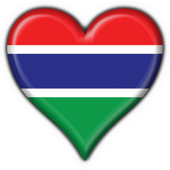 bottone cuore gambia button heart flag