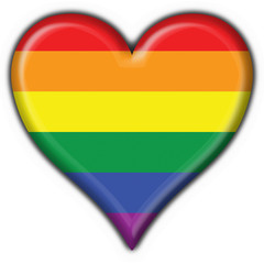 bottone cuore pace - peace button heart flag