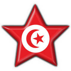 bottone stella tunisia - tunis star button flag
