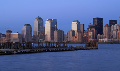 Obraz premium lower manhattan skyline