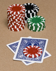 Obraz premium hole cards