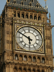 Fototapeta na wymiar zegar Big Ben