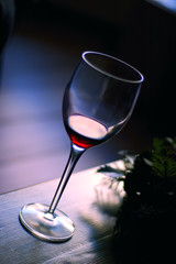 glass of red wine