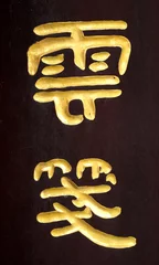  two golden chinese signs © BBB3