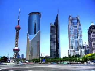 Obraz premium shanghai - pudong