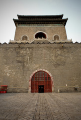 Naklejka premium drum tower, beijing