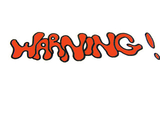 warning graffiti