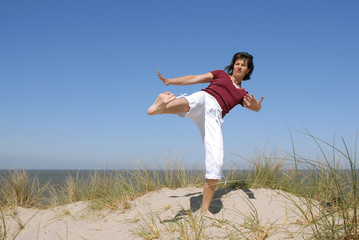 Fototapeta premium woman exercising